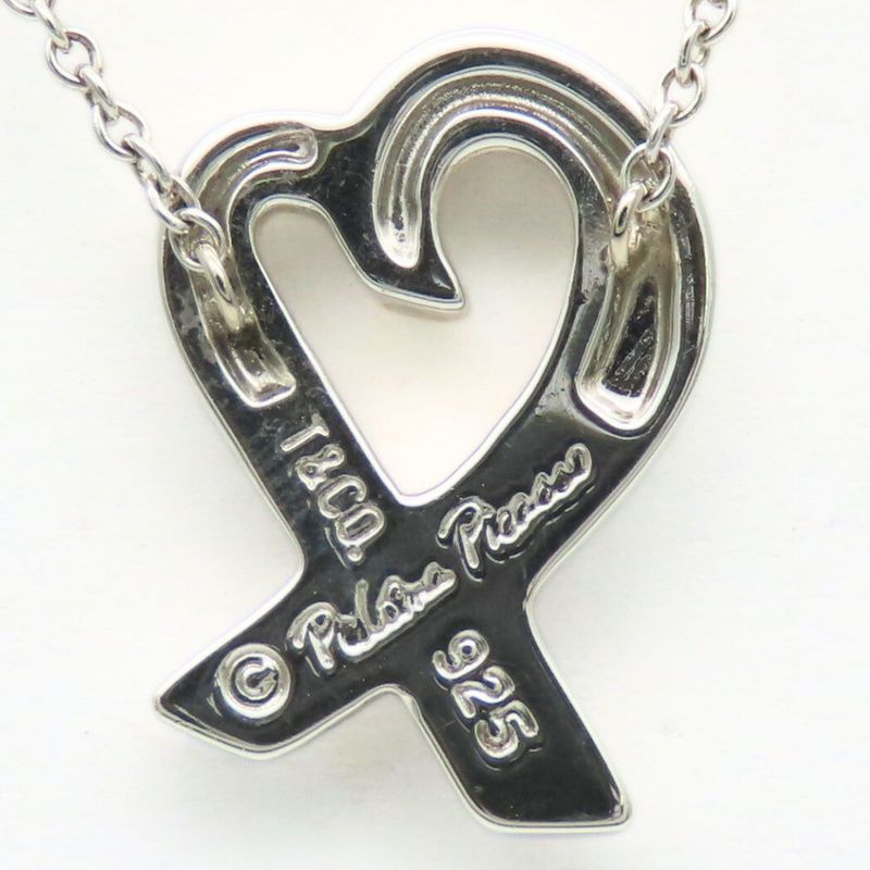 Tiffany & Co Necklace Loving Heart 925 Silver Approx 2.8g Silver Paloma Picasso