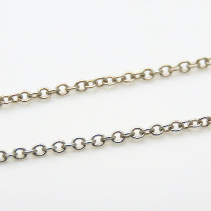 Tiffany & Co Necklace Small Cross 925 Silver Approx 2.7g Silver Elsa Peretti