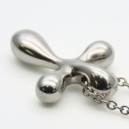 Tiffany & Co Necklace Small Cross 925 Silver Approx 2.7g Silver Elsa Peretti