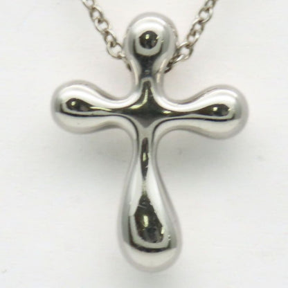 Tiffany & Co Necklace Small Cross 925 Silver Approx 2.7g Silver Elsa Peretti