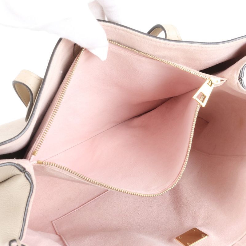 Louis Vuitton With RFID Lock Me Shopper Tote Bag Leather Shoulder M57346 A4