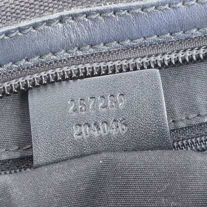 Gucci Leather Tote Bag Mini Boston Shoulder Hand 257289 Black Women's RCE Cy32-3