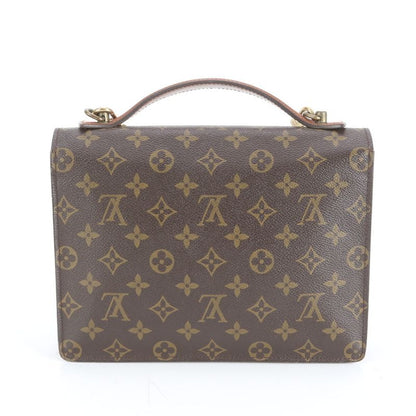 Louis Vuitton Monogram Monceau 26 M51187 Leather 2WAY Shoulder Bag Crossbody