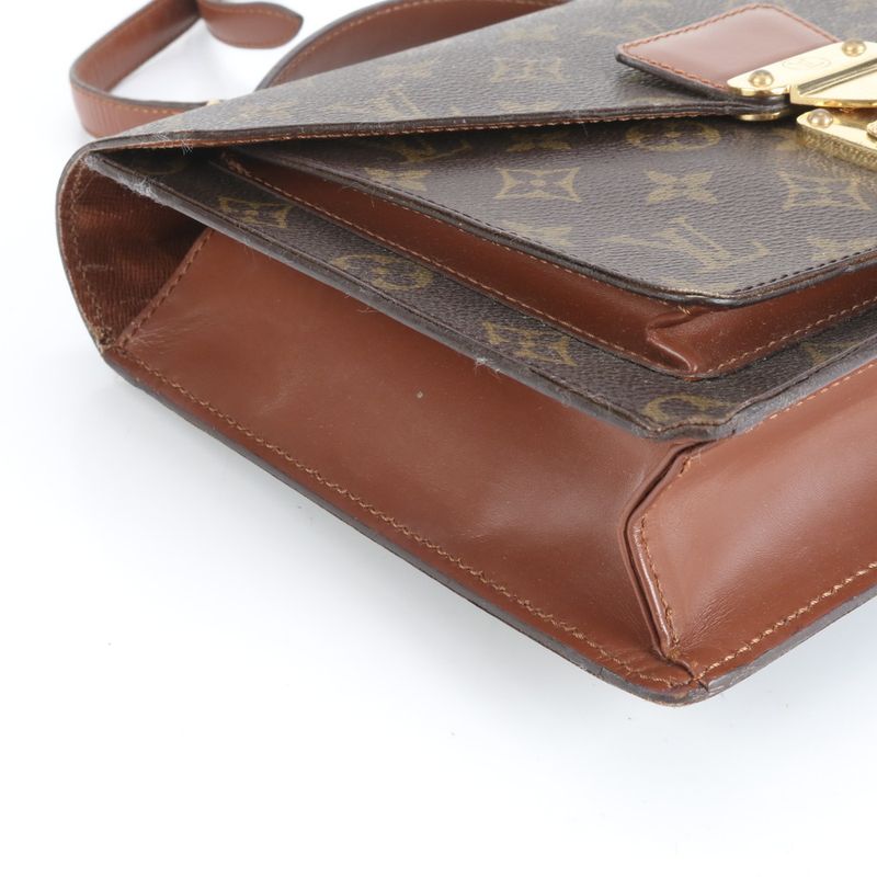 Louis Vuitton Monogram Monceau 26 M51187 Leather 2WAY Shoulder Bag Crossbody