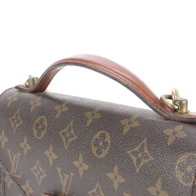 Louis Vuitton Monogram Monceau 26 M51187 Leather 2WAY Shoulder Bag Crossbody