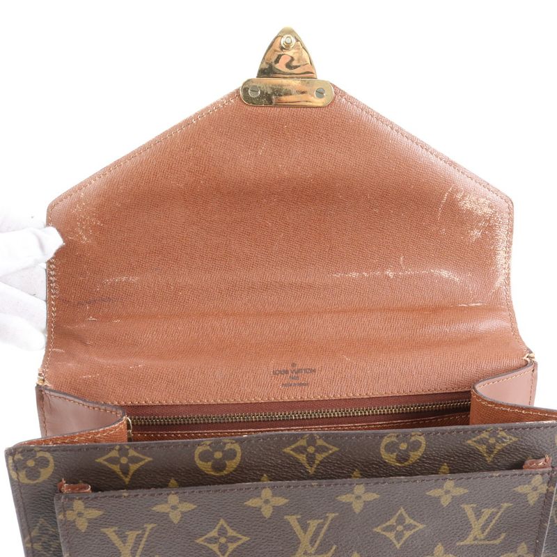 Louis Vuitton Monogram Monceau 26 M51187 Leather 2WAY Shoulder Bag Crossbody