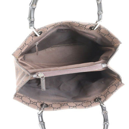 Gucci GG Bamboo Tote Bag Shoulder Brown 002 1010 A4 Ladies EEE Cy28-2