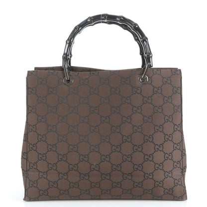 Gucci GG Bamboo Tote Bag Shoulder Brown 002 1010 A4 Ladies EEE Cy28-2
