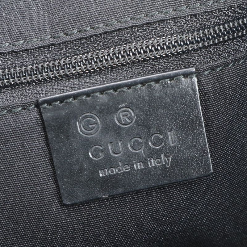 Gucci GG Canvas Mini Boston 257288 Leather Tote Bag Shoulder Black Women's CUE