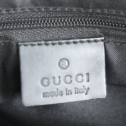 Gucci Bamboo GG Canvas 002 1010 Leather Tote Bag Shoulder Hand Black Women's