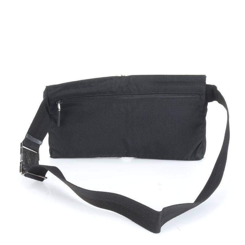 Gucci Leather Waist Bag Waist Pouch Body Bag 28566 Black Shoulder Men's CEE