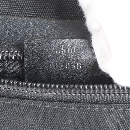 Gucci Leather Waist Bag Waist Pouch Body Bag 28566 Black Shoulder Men's CEE