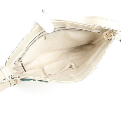 Gucci GG Canvas Sherry Line Mayfair Ribbon 257065 Leather Shoulder Bag Crossbody