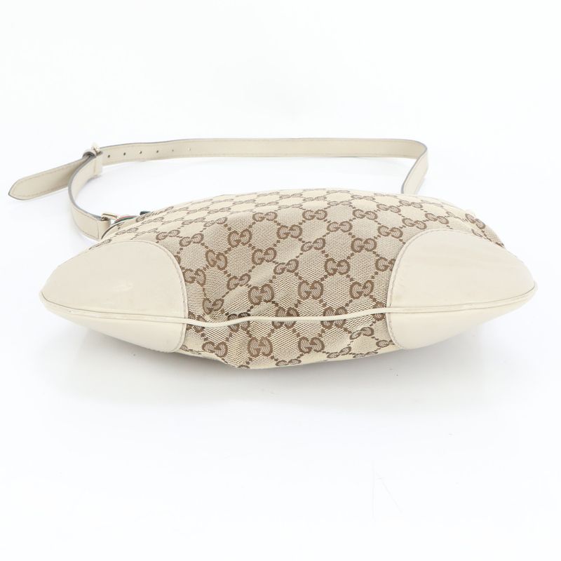 Gucci GG Canvas Sherry Line Mayfair Ribbon 257065 Leather Shoulder Bag Crossbody