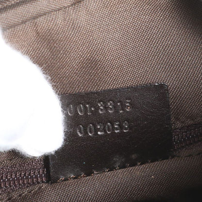 Gucci GG Canvas Sherry Line Leather Shoulder Bag Shoulder One Shoulder 001-3315