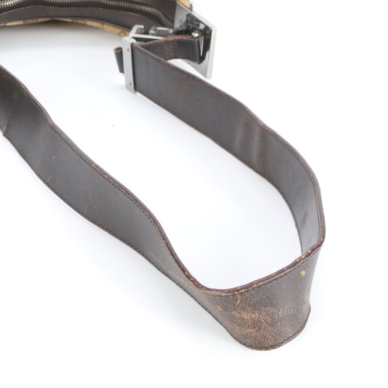 Gucci GG Canvas Sherry Line Leather Shoulder Bag Shoulder One Shoulder 001-3315