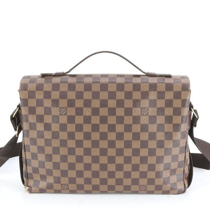 Louis Vuitton Damier Broadway N42270 Leather 2WAY Business Bag Crossbody