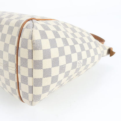 Louis Vuitton Damier Azure Totally MM N41279 Leather Tote Bag Shoulder A4