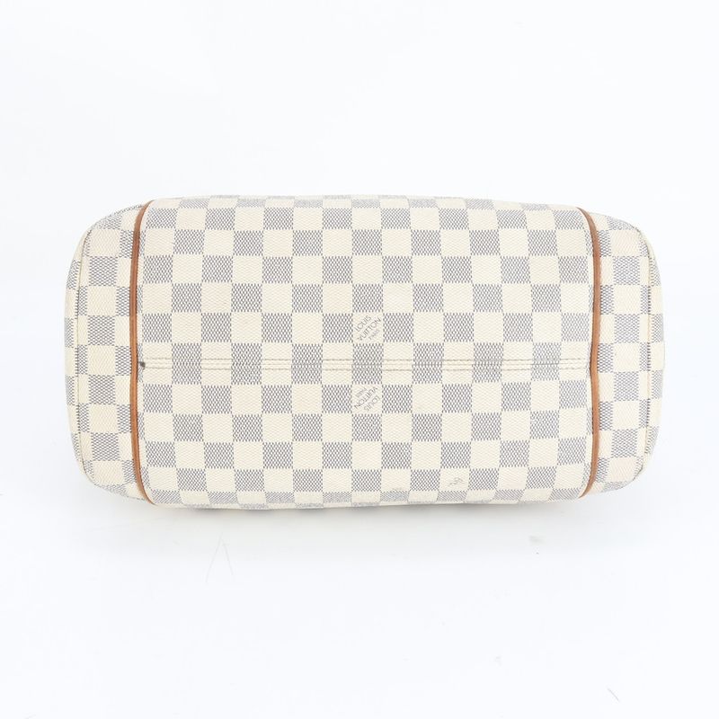 Louis Vuitton Damier Azure Totally MM N41279 Leather Tote Bag Shoulder A4