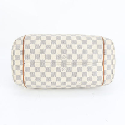 Louis Vuitton Damier Azure Totally MM N41279 Leather Tote Bag Shoulder A4