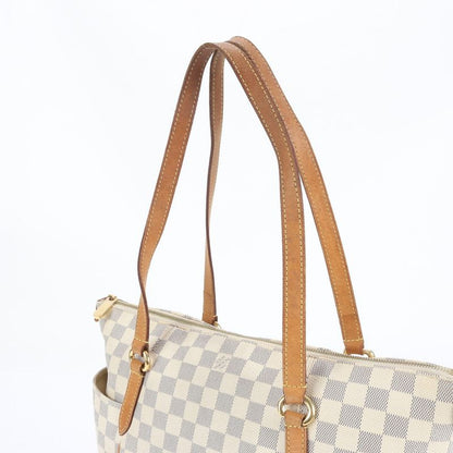 Louis Vuitton Damier Azure Totally MM N41279 Leather Tote Bag Shoulder A4