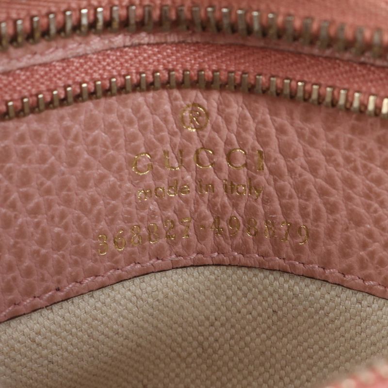 Gucci Swing Mini Leather 2WAY Shoulder Bag Crossbody Hand Tote 368827 Women's