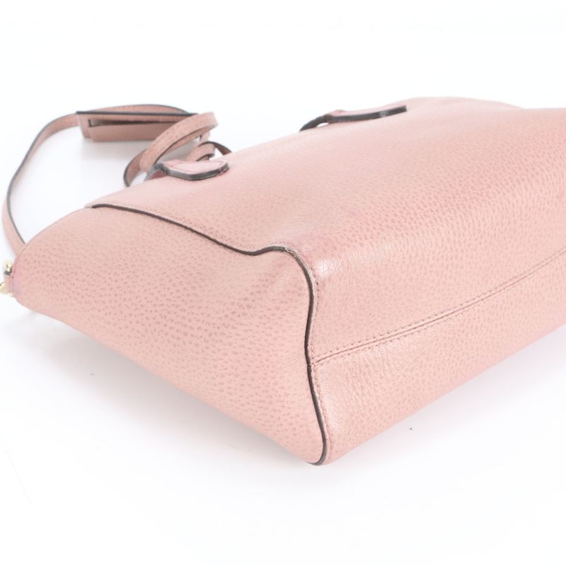 Gucci Swing Mini Leather 2WAY Shoulder Bag Crossbody Hand Tote 368827 Women's