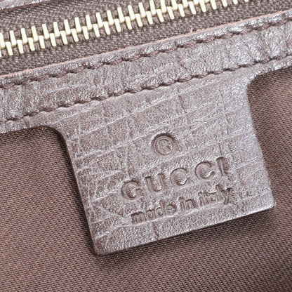 Gucci Charm With GG Canvas Sherry Line Leather Tote Bag Shoulder 137396 Deuce