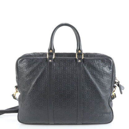 Gucci Guccissima Leather Business Bag Shoulder Document Bag Briefcase Crossbody