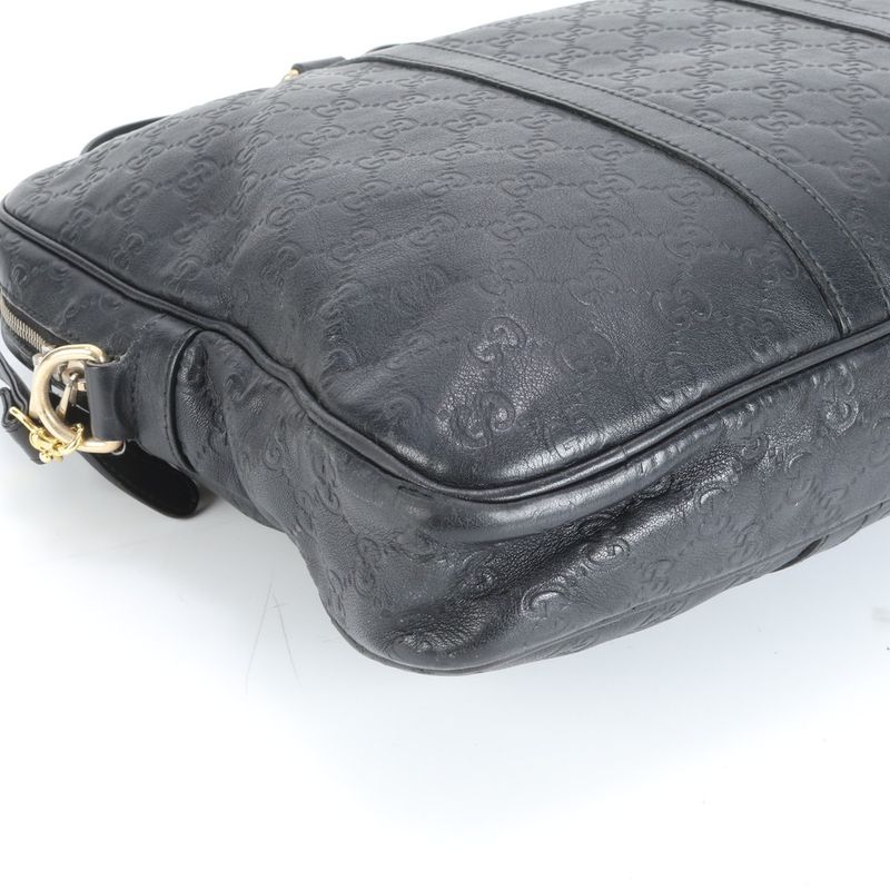 Gucci Guccissima Leather Business Bag Shoulder Document Bag Briefcase Crossbody