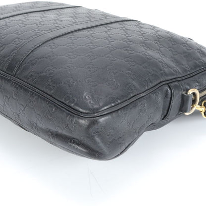 Gucci Guccissima Leather Business Bag Shoulder Document Bag Briefcase Crossbody