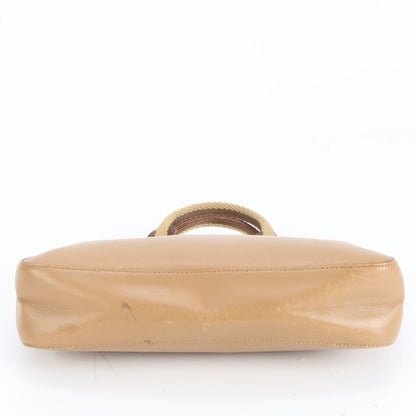 Gucci Leather Handbag Mini Tote 73984 Brown Women's RCE Cy33-8