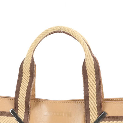 Gucci Leather Handbag Mini Tote 73984 Brown Women's RCE Cy33-8