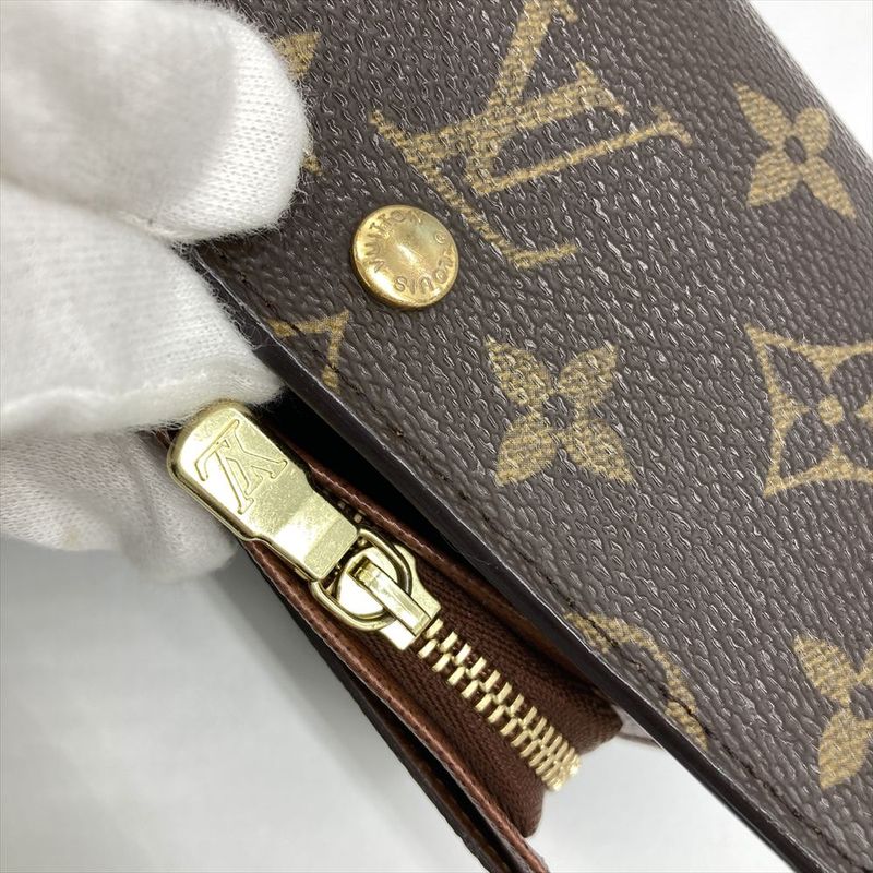 Louis Vuitton Porte Monnaie Vie Trésor Bifold Wallet Monogram Canvas M61730