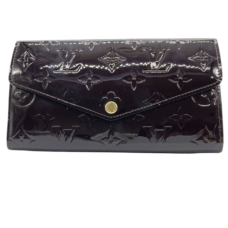 Louis Vuitton Portefeuille Jeanne Long Wallet Monogram Vernis M61688 Amarante