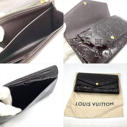Louis Vuitton Portefeuille Jeanne Long Wallet Monogram Vernis M61688 Amarante