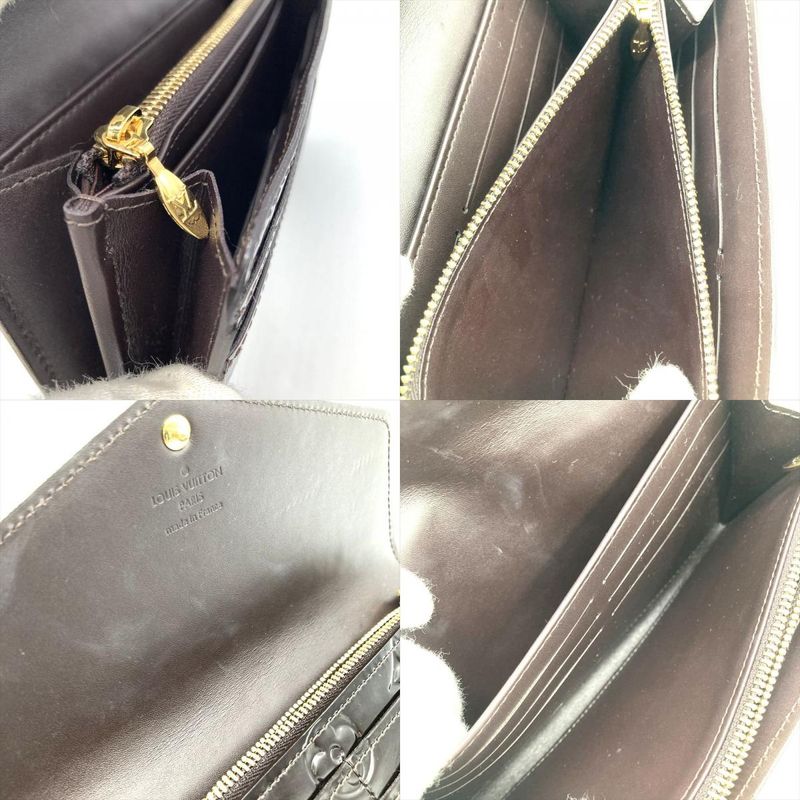 Louis Vuitton Portefeuille Jeanne Long Wallet Monogram Vernis M61688 Amarante