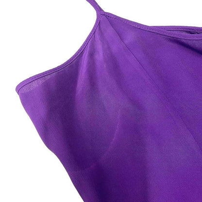 Gucci Chiffon Sheer Dress in Purple
