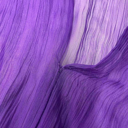 Gucci Chiffon Sheer Dress in Purple