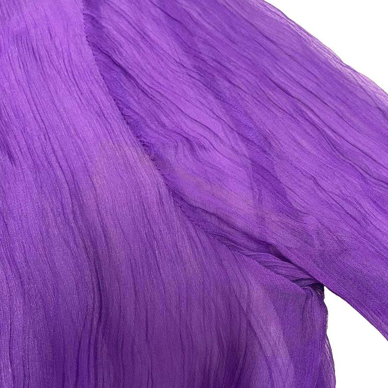 Gucci Chiffon Sheer Dress in Purple