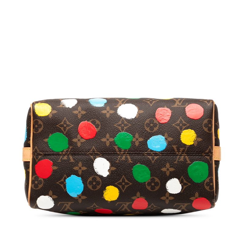Louis Vuitton X Yayoi Kusama Monogram Speedy Bandoliere 25 Handbag Shoulder Bag