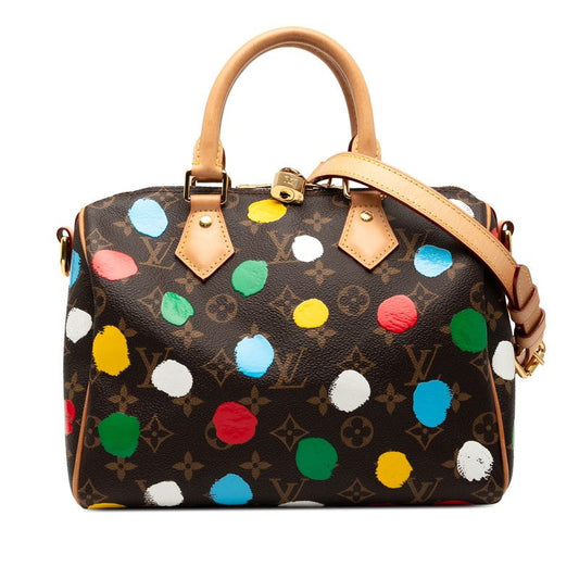 Louis Vuitton X Yayoi Kusama Monogram Speedy Bandoliere 25 Handbag Shoulder Bag
