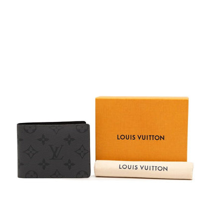 Louis Vuitton Monogram Eclipse Porte Feuille Scuffander M80906 Gray Black PVC