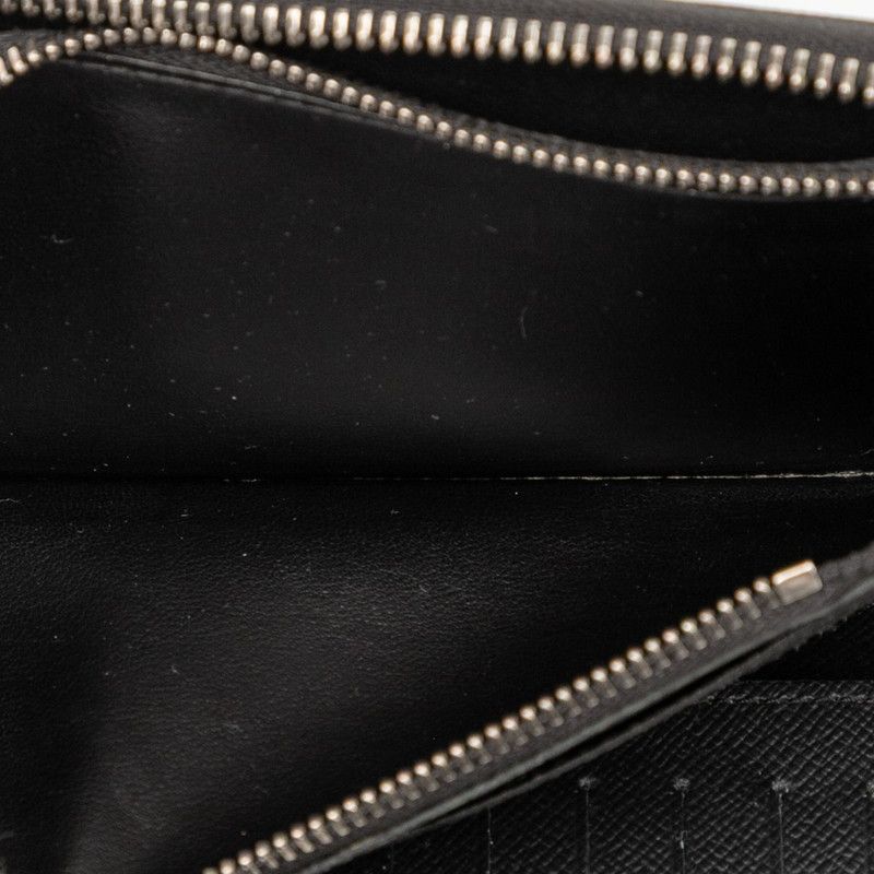 Louis Vuitton Monogram Eclipse Zippy Wallet Vertical Round Zipper Long Wallet