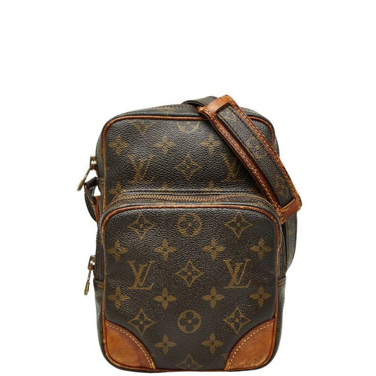 Louis Vuitton Monogram Amazon Crossbody Shoulder Bag M45236 Brown PVC Leather