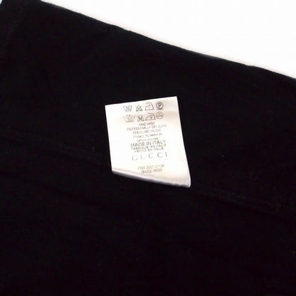 Gucci Sherry Line V-neck Cut And Sewn Long Sleeve XS Black