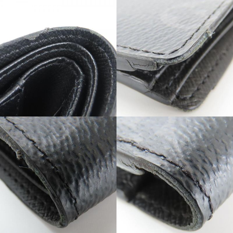 Louis Vuitton Billfold Portefeuille M62294 Monogram Eclipse Black Small Fold