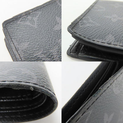 Louis Vuitton Billfold Portefeuille M62294 Monogram Eclipse Black Small Fold