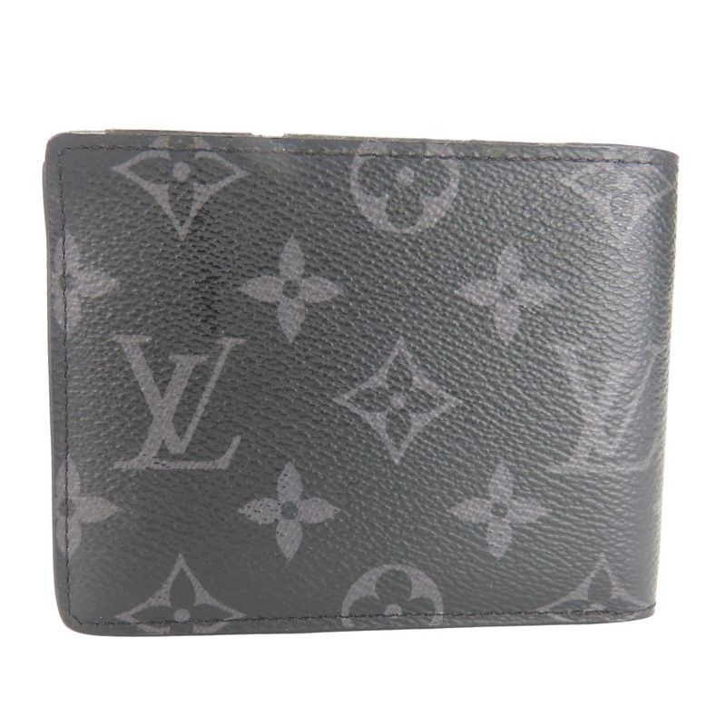 Louis Vuitton Billfold Portefeuille M62294 Monogram Eclipse Black Small Fold