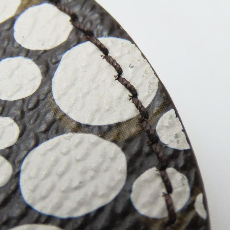 Louis Vuitton Key Holder Porte Cles Monogram M66739 Pumpkin Dot Monogram Bronze